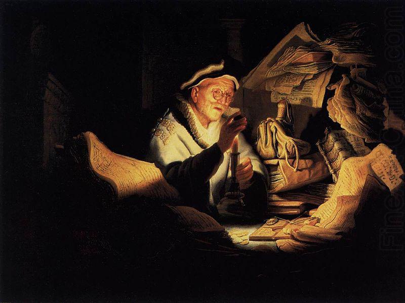 REMBRANDT Harmenszoon van Rijn Parable of the Rich Man china oil painting image